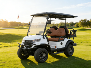 Carrito de Golf Eléctrico, Buggy de Golf de 4 Plazas, Ahorro de Energía, Descuento de Fábrica para Carreteras No Públicas en Resorts de Montaña - Product Image 1