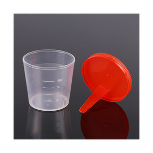 Jiangsu Datang Medical Sample Cup 15ml Screw Cap With Spoon For Stool Urine Testing - Product Image 3