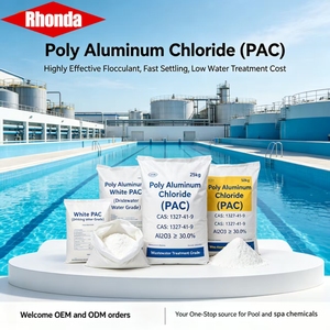 RHONDA Cloruro <span class=keywords><strong>de</strong></span> Polialuminio PAC en Polvo Al2O3 para Tratamiento <span class=keywords><strong>de</strong></span> Agua <span class=keywords><strong>de</strong></span> Piscinas, Floculante <span class=keywords><strong>de</strong></span> Alta Transparencia, Producto Químico <span class=keywords><strong>de</strong></span> Purificación - Product Image 1