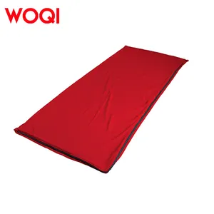 Woqi saco de dormir leve para acampamento ao ar livre, impermeável e quente, envelope de inverno, cobertor de lã para acampamento, saco de dormir companheiro