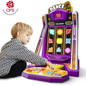 Finger Dance Machine Toys Mini Arcade Machine Button Game avec 2 Modes de jeu Reconnaître la couleur et la forme Challenge Memory Game