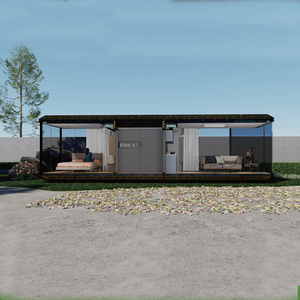 Maison conteneur moderne isolée thermiquement, type capsule spatiale, double <span class=keywords><strong>chambre</strong></span>, 11,5 m, pour ferme, bureau, complexe hôtelier, ou espace de vie extérieur - Product Image 5