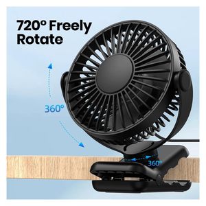 Ventilateur solaire rechargeable USB 8 pouces populaire avec lampe, ventilateur de circulation d'air multifonctionnel, grand ventilateur à forte puissance, lampe de camping - Product Image 2