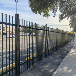 YC - Valla Metálica Negra <span class=keywords><strong>de</strong></span> Bajo Precio, Vallas Inaccesibles <span class=keywords><strong>para</strong></span> <span class=keywords><strong>Casas</strong></span> <span class=keywords><strong>de</strong></span> <span class=keywords><strong>Campo</strong></span>, Diseño <span class=keywords><strong>de</strong></span> Puertas y Vallas <span class=keywords><strong>de</strong></span> Acero <span class=keywords><strong>de</strong></span> Alta Gama - Product Image 4