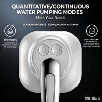 Distributeur d'eau électrique portable minimaliste et moderne avec interrupteur, pompe électrique pour bouteille de 5 gallons, charge USB