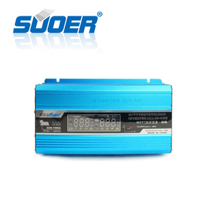 Convertisseur de courant hors réseau <span class=keywords><strong>Suoer</strong></span> 12V 220V <span class=keywords><strong>1500W</strong></span> à onde sinusoïdale modifiée, affichage LED, monophasé, fréquence de sortie 50Hz/60Hz, 30A, OEM accepté - Product Image 1