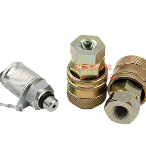 G18 Caterpillar <b>Connector</b> Pressure Test <b>Quick</b> <b>Connector</b> For Excavators High Pressure Hydraulic Steel Fitting - Product Image 4