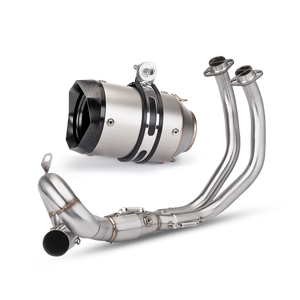 Tuyau d'échappement de moto Système d'échappement complet pour MT07 TRACER <span class=keywords><strong>XSR</strong></span> <span class=keywords><strong>700</strong></span> FZ-07 2015 - 2024 Échappement MT-07 - Product Image 1
