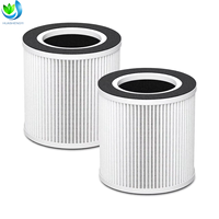 Filtro de Repuesto de Alta Calidad 3 en 1 H13 True Hepa con Carbón Activado B-D02L/M05 para Purificador de Aire MOOKA B-D02L y M05
