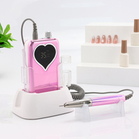 Nouvelle marque, perceuse à ongles portable sans fil rechargeable, 85 W, couple élevé, 35 000 tr/min, sans balais, lime à ongles électrique