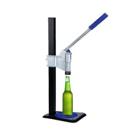 Machine manuelle de capsulage de bière capsuleuse de bouteilles en verre de brasseur de boissons gazeuses pour restaurant scellant de bouchons de bouteilles