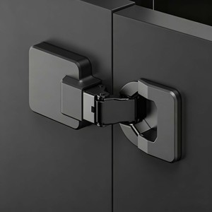 Charnières ultra-minces à 3 voies pour meubles de cuisine, charnières hydrauliques à fermeture douce 3D pour porte de cuisine - Product Image 2
