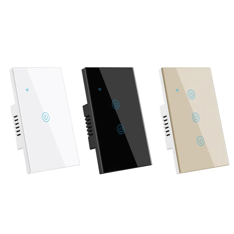 Fast Delivery 1 2 3 4 Gangs US Standard Wireless Remote Control Smart Light Switch For Home