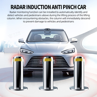 Prix d'usine, bornes rétractables automatiques, anti-collision, éclairage extérieur, éclairage de chemin, éclairage de jardin, bornes LED