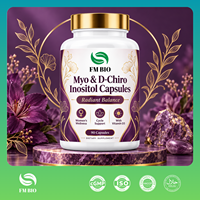 Capsule Premium Myo & D-Chiro Inositol Mélange 40:1 avec CoQ10 et Folate Fournisseur OEM de Capsules Myo & D-Chiro Inositol