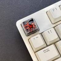 Accessoires de clavier mécanique personnalisés DIY Artisan Montagne enneigée 3D Résine rétroéclairée Keycaps