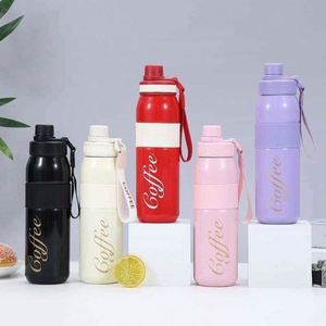 Stainless Steel Vacuum Insulated Outdoor Sports Bottle for Hiking Mountaineering <b>Cycling</b> Travel - Product Image 1