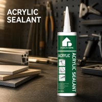 Scellant acrylique FEIDU'S HOME 300 ml, flexible, étanche à l'air, peignable, pour les joints des fenêtres et des portes