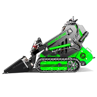 Ammut elettrico/batteria Skid Loader telecomando idraulico Mini-serrato slitta