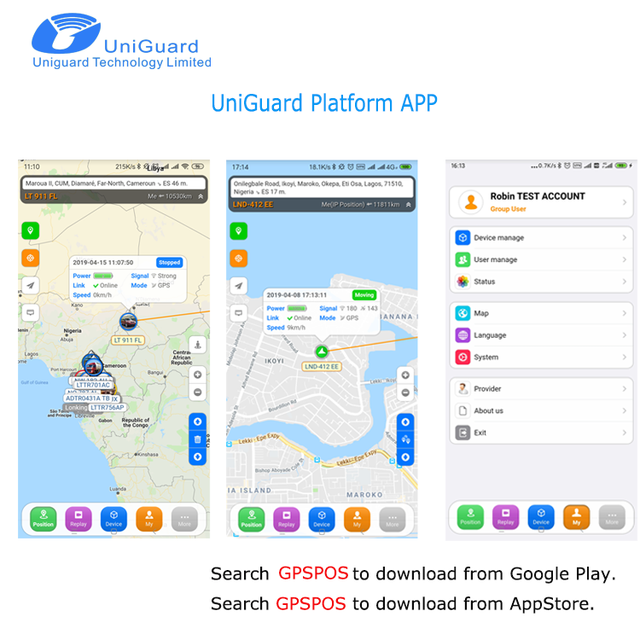 Professional GPSPOS White Label Tracking Platform for Gps tracker with Private Website for Fleet Management Tracking System