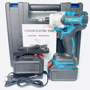 330N.M <b>Torque</b> Rechargeable Lithium Brushless Power <b>Screw</b> <b>Drivers</b> Cordless Impact Drill 3500rpm Portable Screwdriver - Product Image 6