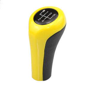 Pommeau de levier de vitesse jaune Bmw 5 6 vitesses, levier de vitesse ergonomique en plastique, accessoire de voiture - Product Image 2