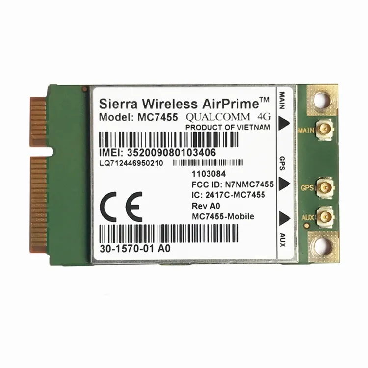 Modulo originale Sierra Wireless AirPrime MC7455 4G LTE CAT6 GNSS GSM GPRS Qualcomm MDM9230 supporta 3G roaming MC7455