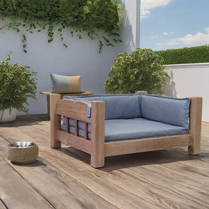 Nachhaltiges Hundebett und Katzenbett aus Holz im schlichten Design für Haustiere - Product Image 6