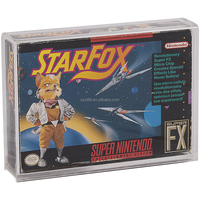 Boîte de protection d'affichage portable en acrylique transparente compatible avec les jeux Nintendo SNES/N64