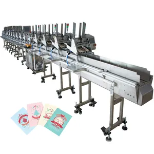 A3 A4 A5 Automatic Gathering Cards Paper Collator/Paper Sorting Machine For Calendar