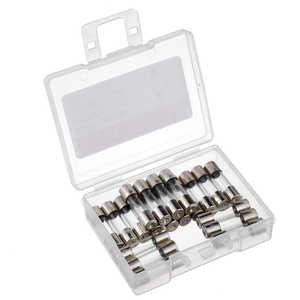 BOJACK 5x20mm 1A 1amp 250V 0,2X0,78 pulgadas F1AL250V Fusibles de vidrio de soplado rápido (paquete de 20) - Product Image 2