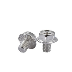 Stainless Steel Hex <b>Flange</b> <b>Bolt</b> M3 M8 Cross Head With Washer Class 10.9 12.9 Passivated For Machinery - Product Image 1