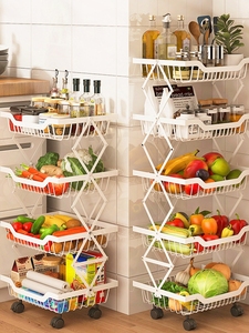 Nhà bếp lưu trữ xoay kệ 3/4/5 lớp rau hoặc trái cây lưu trữ giá - Product Image 6