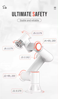 Bras robotique collaboratif programmable à 7 axes MyCobot 320 M5, ROS, garantie de 2 ans, utilisation commerciale, alliage d'aluminium, Wi-Fi/Bluetooth