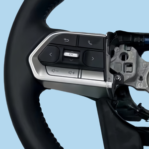 พวงมาลัยหนัง<span class=keywords><strong>สี</strong></span><span class=keywords><strong>ดำ</strong></span>สไตล์ GR แบบกำหนดเองสำหรับ Toyota Corolla 4Runner Crown RAV4 Fortuner <span class=keywords><strong>Yaris</strong></span> Prius Lexus Lx570 GX470 - Product Image 2