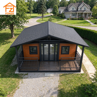 Maisons modulaires préfabriquées extensibles, résistantes au vent et aux tremblements de terre, avec un intérieur luxueux et un design minimaliste moderne pour