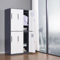 Casier multi-portes économique pour dortoir scolaire, configuration modulaire 6/12 portes