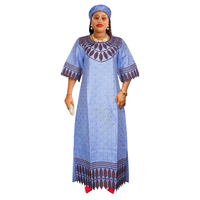 Nouvelle robe pour femme de haute qualité avec écharpe, design brodé Bazin Riche africain personnalisé
