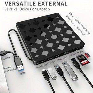 Di động Blu ray Burner USB 3.0 DVD người chơi bên ngoài Blu ray nhà văn DVD ổ đĩa USB Blu ray Máy nghe nhạc - Product Image 3