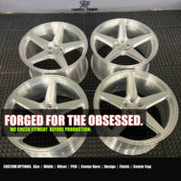 Jantes forgées sur mesure, accessoires, jantes concaves à cinq branches, aluminium brossé, 18, 19, 20, 21 pouces, jantes de course pour BMW, Audi, Benz