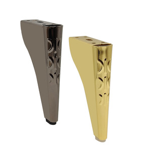 Pieds de meubles en métal Wansheng 15 cm, couleur bronze noir, titane doré, résistants à l'eau et à la rouille, pour canapé, lit, meuble TV - Product Image 2