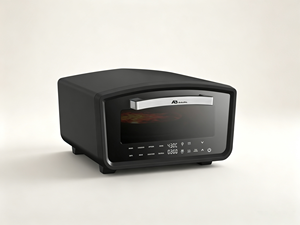 Forno per Pizza Anbolife da 12 Pollici, 2000W, 80-430°C, Controllo Digitale Touch, Macchina per Pizza Commerciale con Doppia Porta in Vetro e Pietra Refrattaria da 12 Pollici - Product Image 6