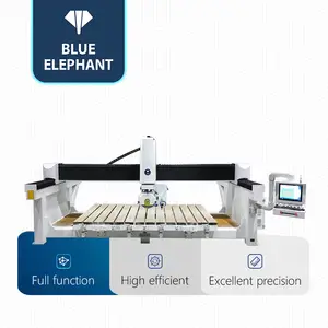 Scie à pont économique 4 + 1 CNC Machine de découpe de marbre 4 Aixs Machine de découpe de comptoirs en marbre à 45 degrés à vendre