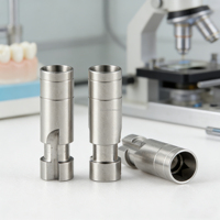 Analoge d'implant dentaire en titane compatible avec le modèle d'implant analoge Nobel Lab - Fournisseur de composants pour laboratoire dentaire