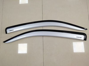 Pour TOYOTA Hiace <span class=keywords><strong>2019</strong></span> + voiture fenêtre soleil pluie ombre visières bouclier abri protecteur couverture cadre autocollant extérieur accessoires - Product Image 5