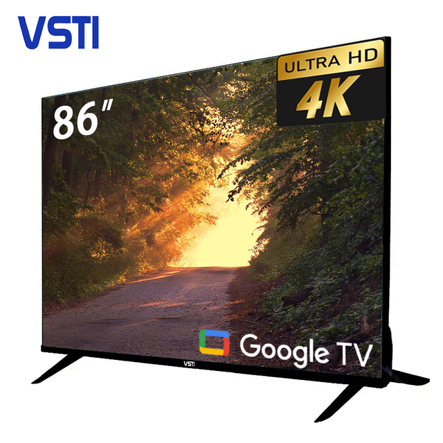 VSTI 85-Inch Google Smart TV 4K UHD 120 hz QLED with for for Hotel Use
