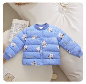 TXWD2043 - Haut décontracté imprimé Kaka Panda pour filles, manteau à capuche pour enfants pour le printemps et l'automne, motif de dessin animé long - Product Image 4