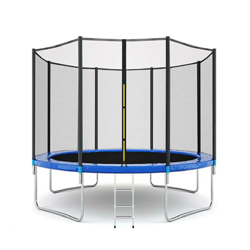 6ft 10ft 14tf 16ft Equipo de fitness al aire libre Adultos Niños Fitness Trampolín elástico al aire libre Trampolín grande