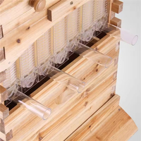 Ruches d'abeilles automatiques en bois Cadres automatiques Apiculture Équipement d'apiculture Outil Ruche Libre Miel Nid Cadre Base Nid Ruche