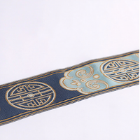 Ensemble de literie d'hôtel de luxe 100% coton, motif koi doré et ginkgo brodé, sangle de fixation, 4 pièces pour hôtel 5 étoiles, ensemble de housse de couette